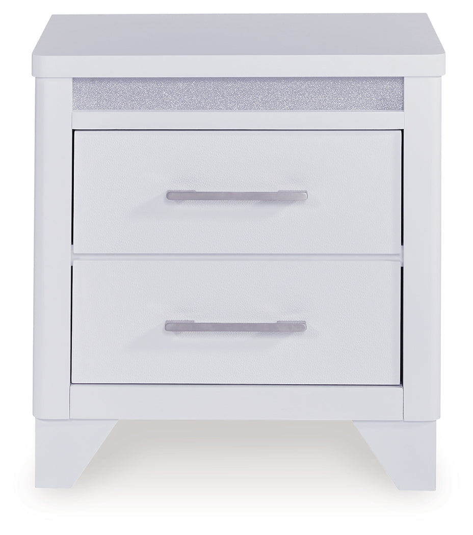 Frostlyn White Nightstand