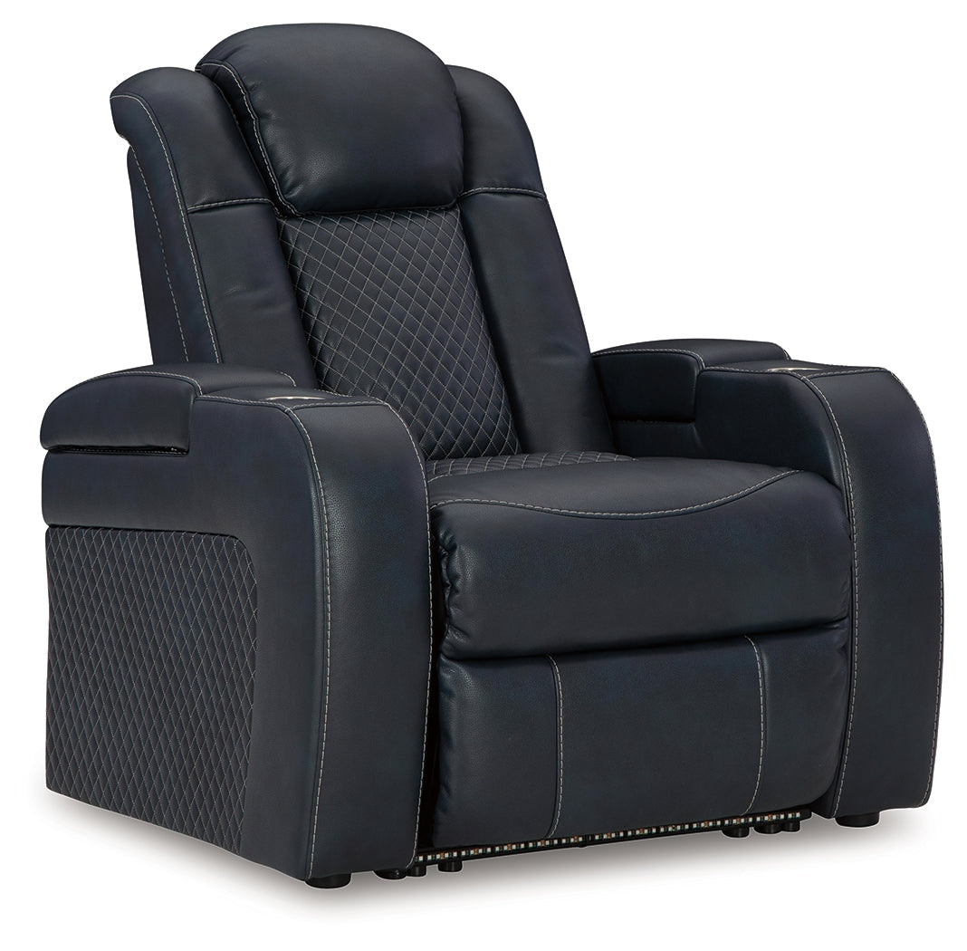 Fyne-Dyme Sapphire Power Reclining Sofa and Power Recliner