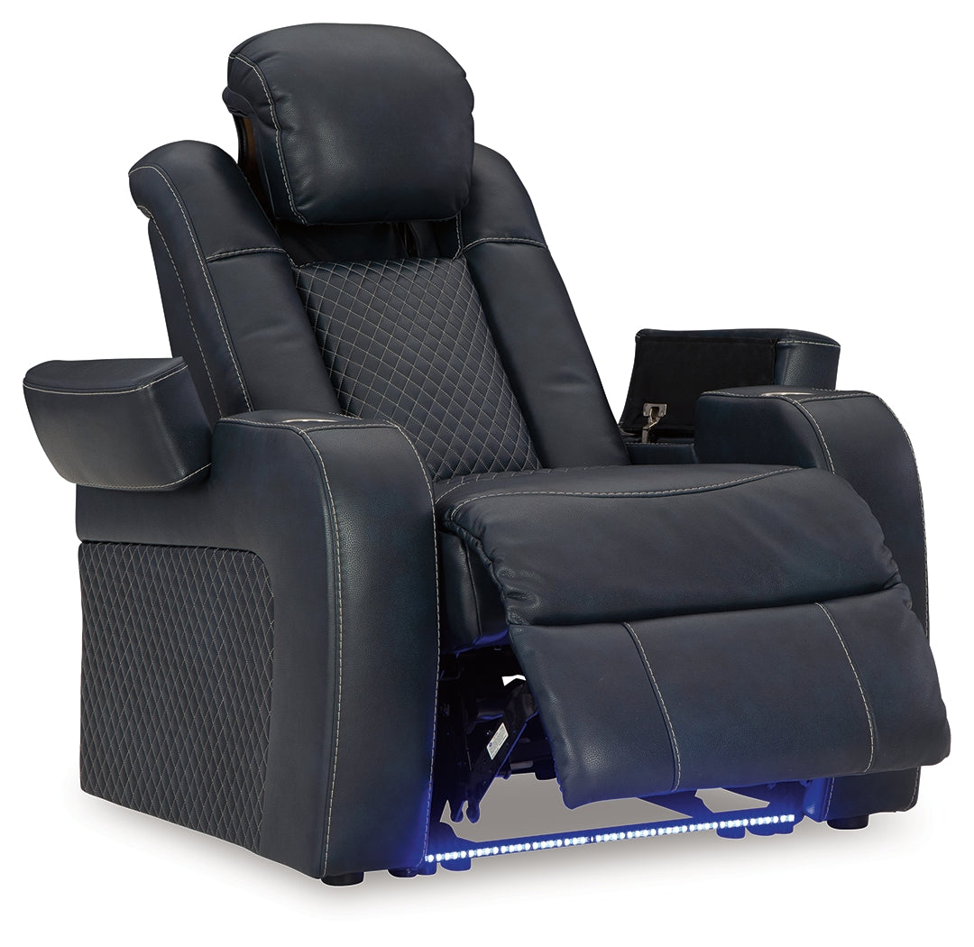 Fyne-Dyme Sapphire Power Reclining Sofa and Power Recliner