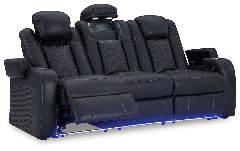 Fyne-Dyme Sapphire Power Reclining Sofa and Power Recliner