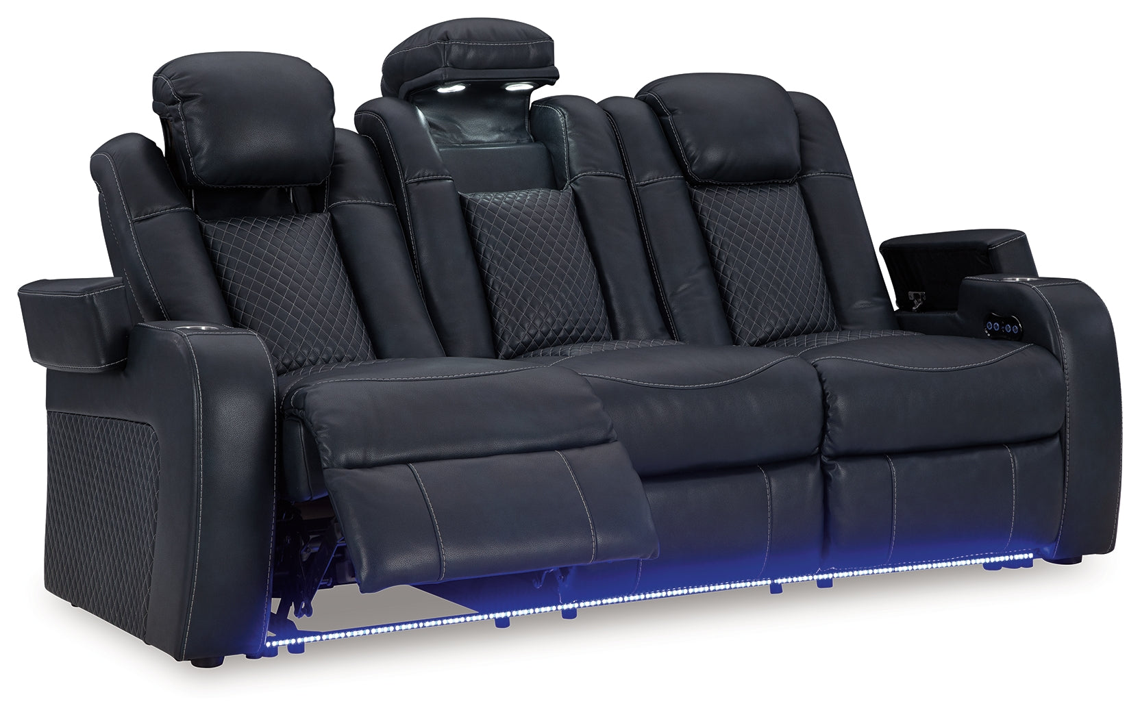 Fyne-Dyme Sapphire Power Reclining Sofa and Power Recliner