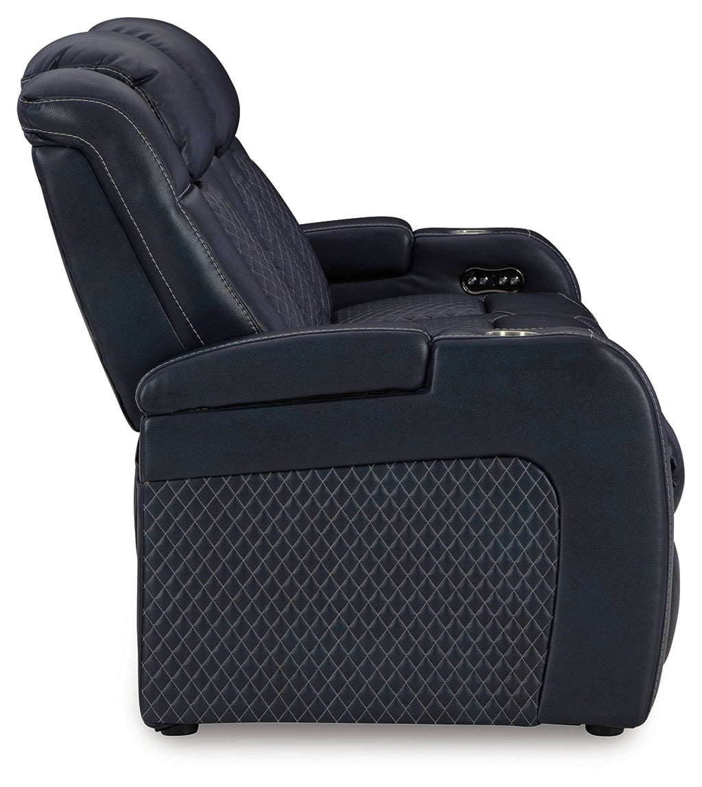 Fyne-Dyme Sapphire Power Reclining Sofa and Power Recliner