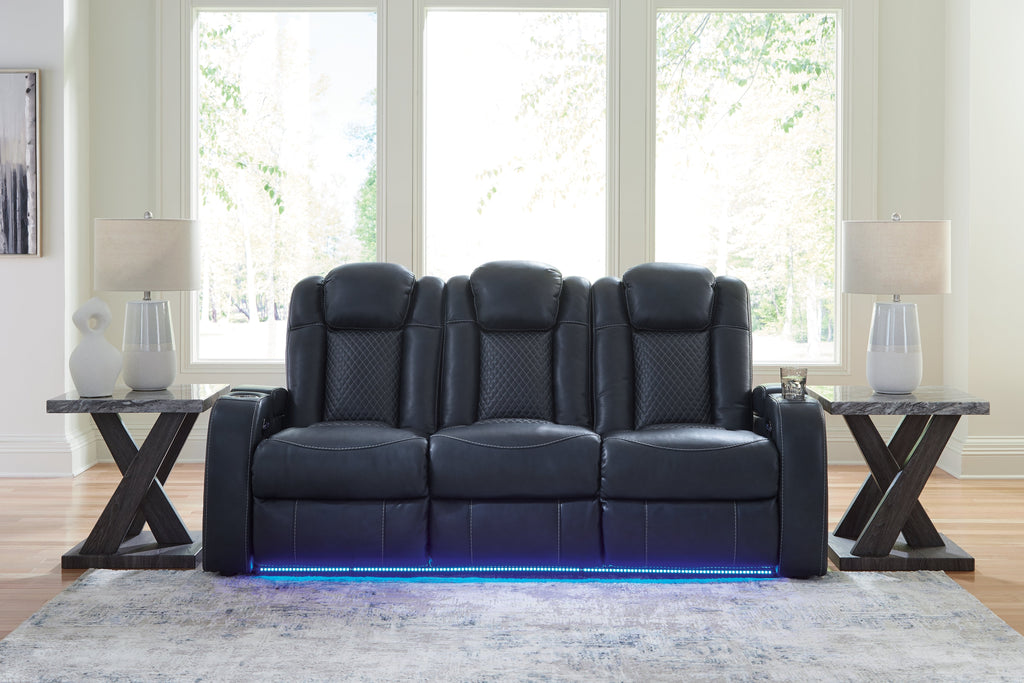 Fyne-Dyme Sapphire Power Reclining Sofa and Power Recliner