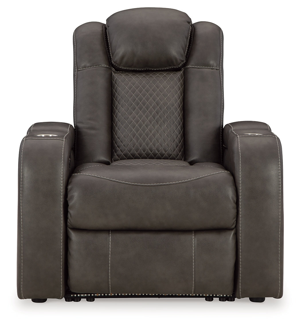 Fyne-Dyme Shadow Power Reclining Sofa and Power Recliner