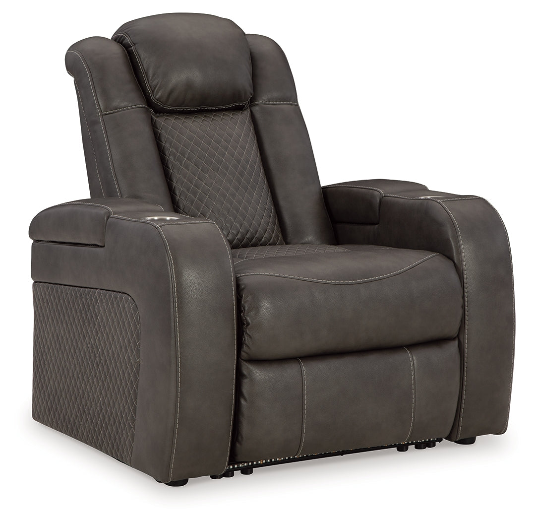 Fyne-Dyme Shadow Power Reclining Sofa and Power Recliner