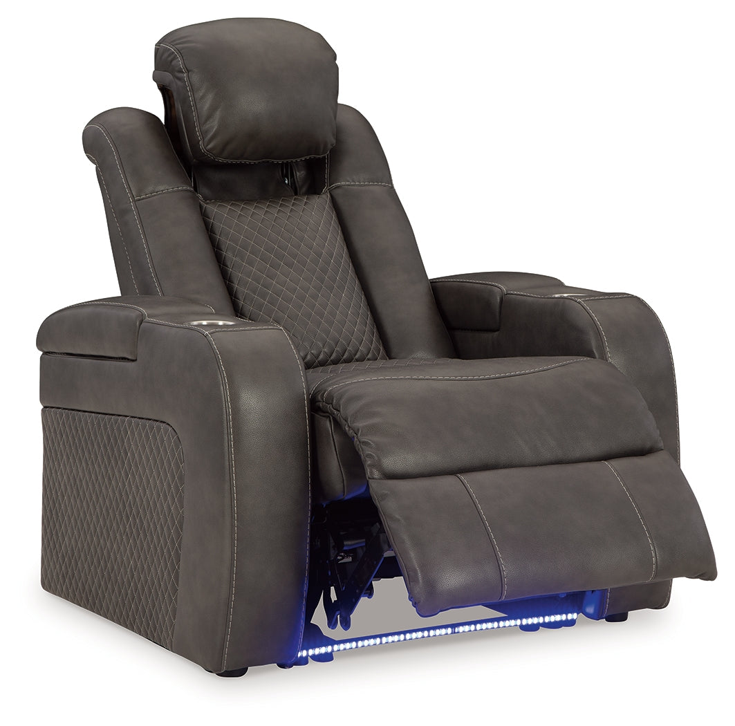 Fyne-Dyme Shadow Power Reclining Sofa and Power Recliner