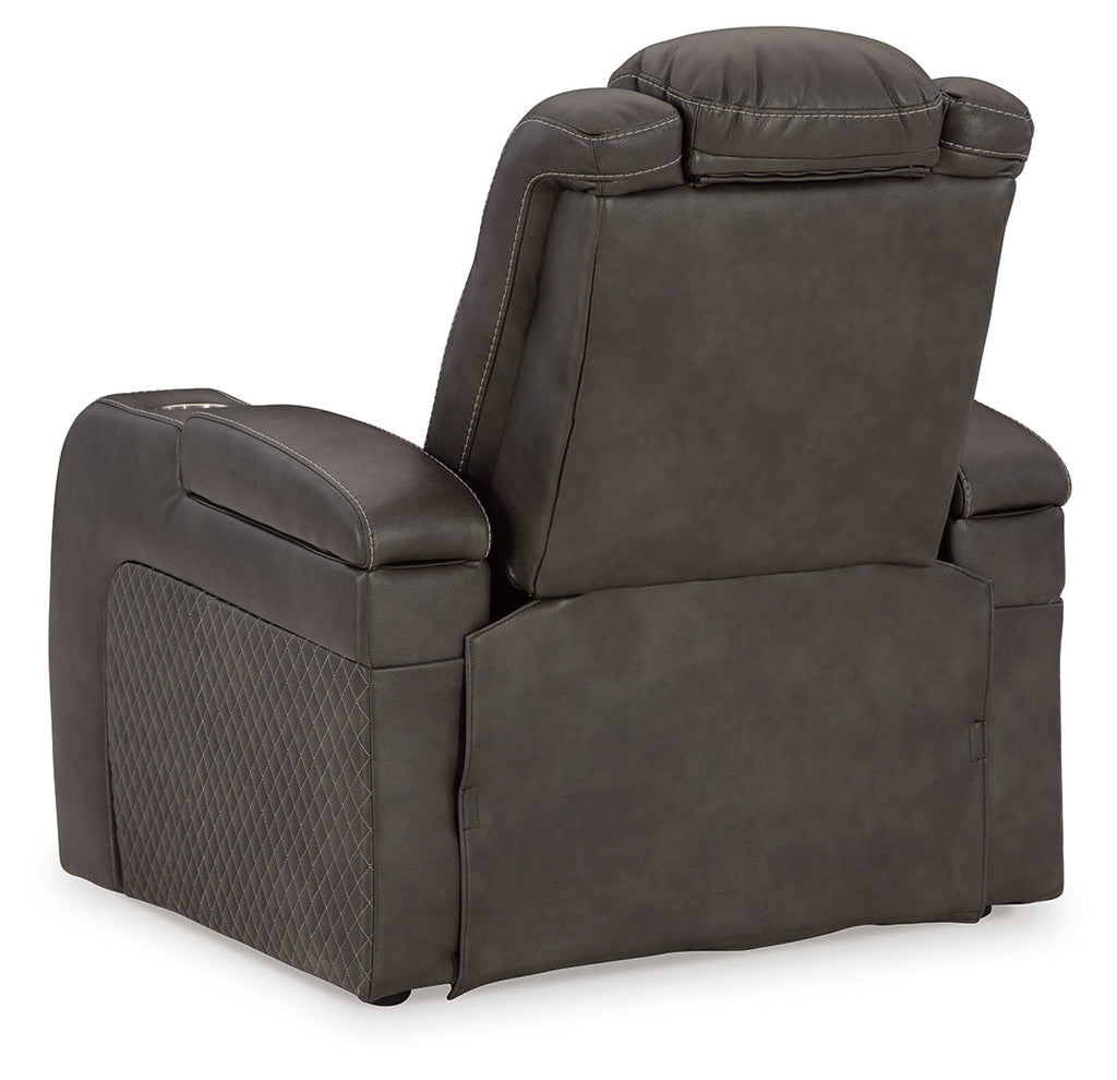 Fyne-Dyme Shadow Power Reclining Sofa and Power Recliner