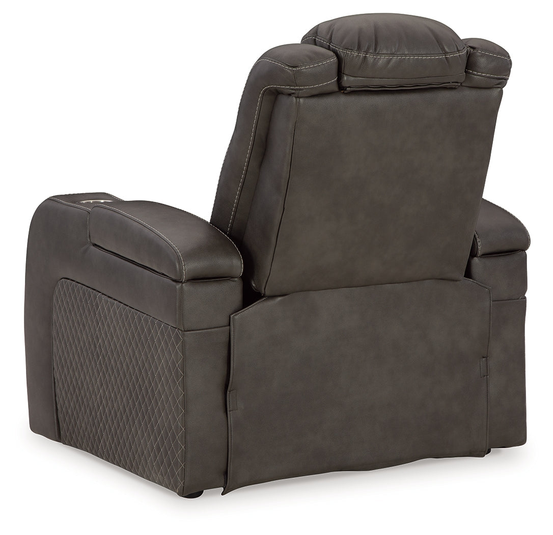 Fyne-Dyme Shadow Power Reclining Sofa and Power Recliner