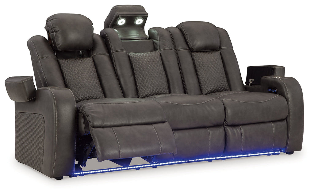Fyne-Dyme Shadow Power Reclining Sofa and Power Recliner