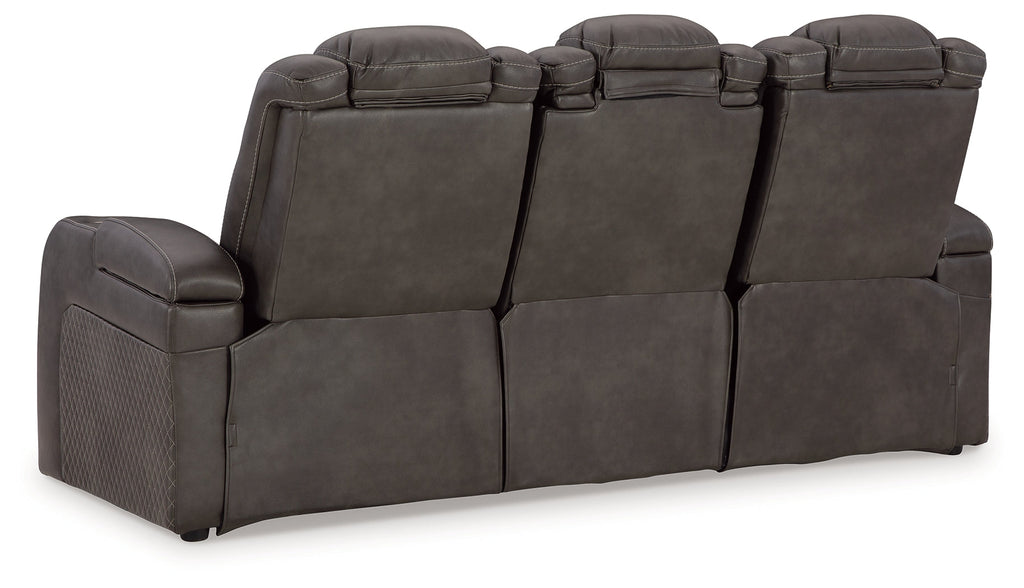 Fyne-Dyme Shadow Power Reclining Sofa and Power Recliner