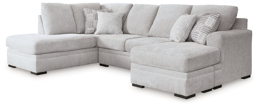 Gabyleigh Nickel 2-Piece Sectional with LAF Chaise