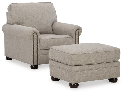 Gaelon Dune Chair and Ottoman
