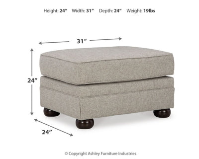 Gaelon Dune Chair and Ottoman