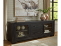 Galliden Black 80" TV Stand