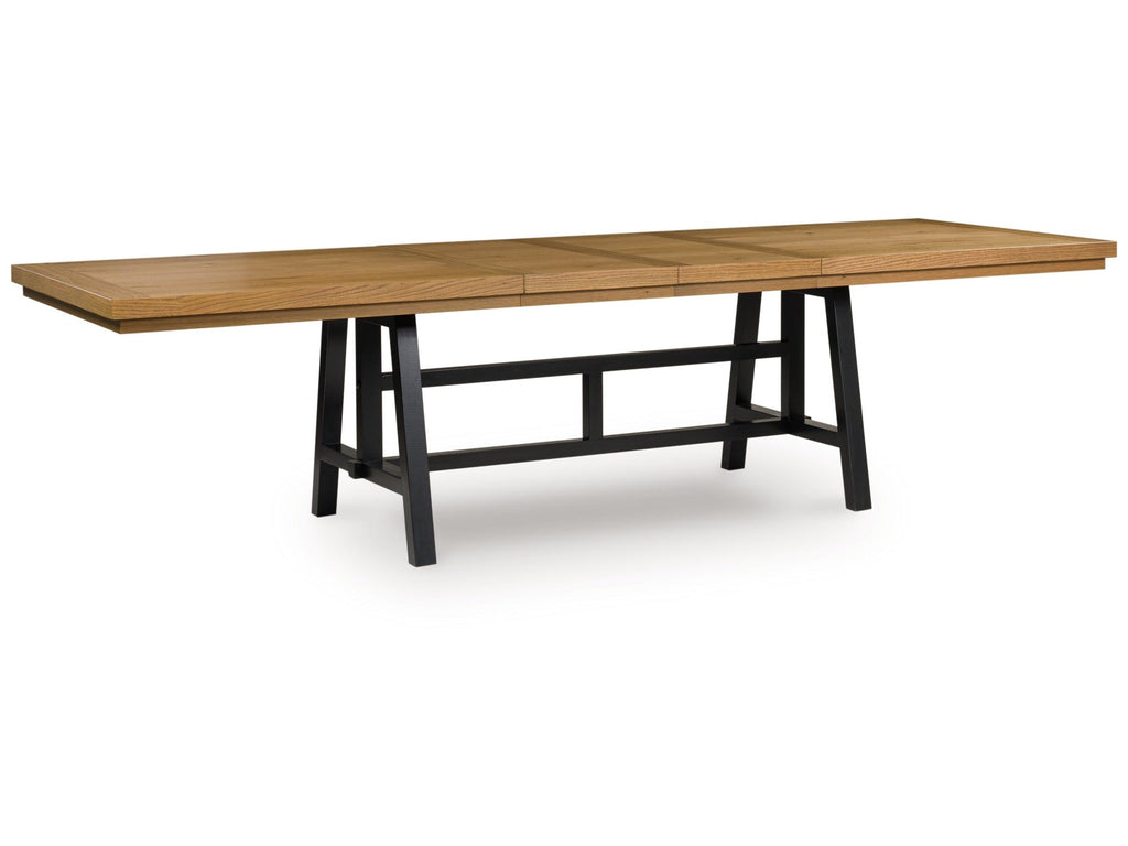 Galliden Black/Brown RECT Dining Room EXT Table