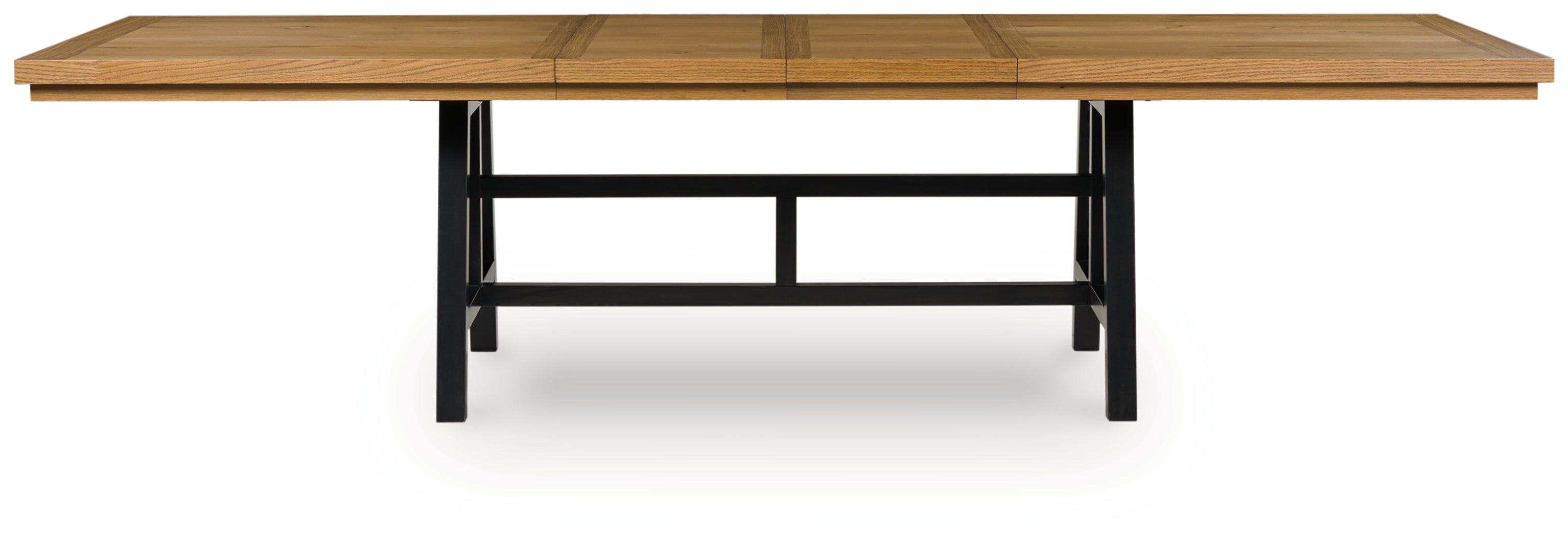 Galliden Black/Brown RECT Dining Room EXT Table