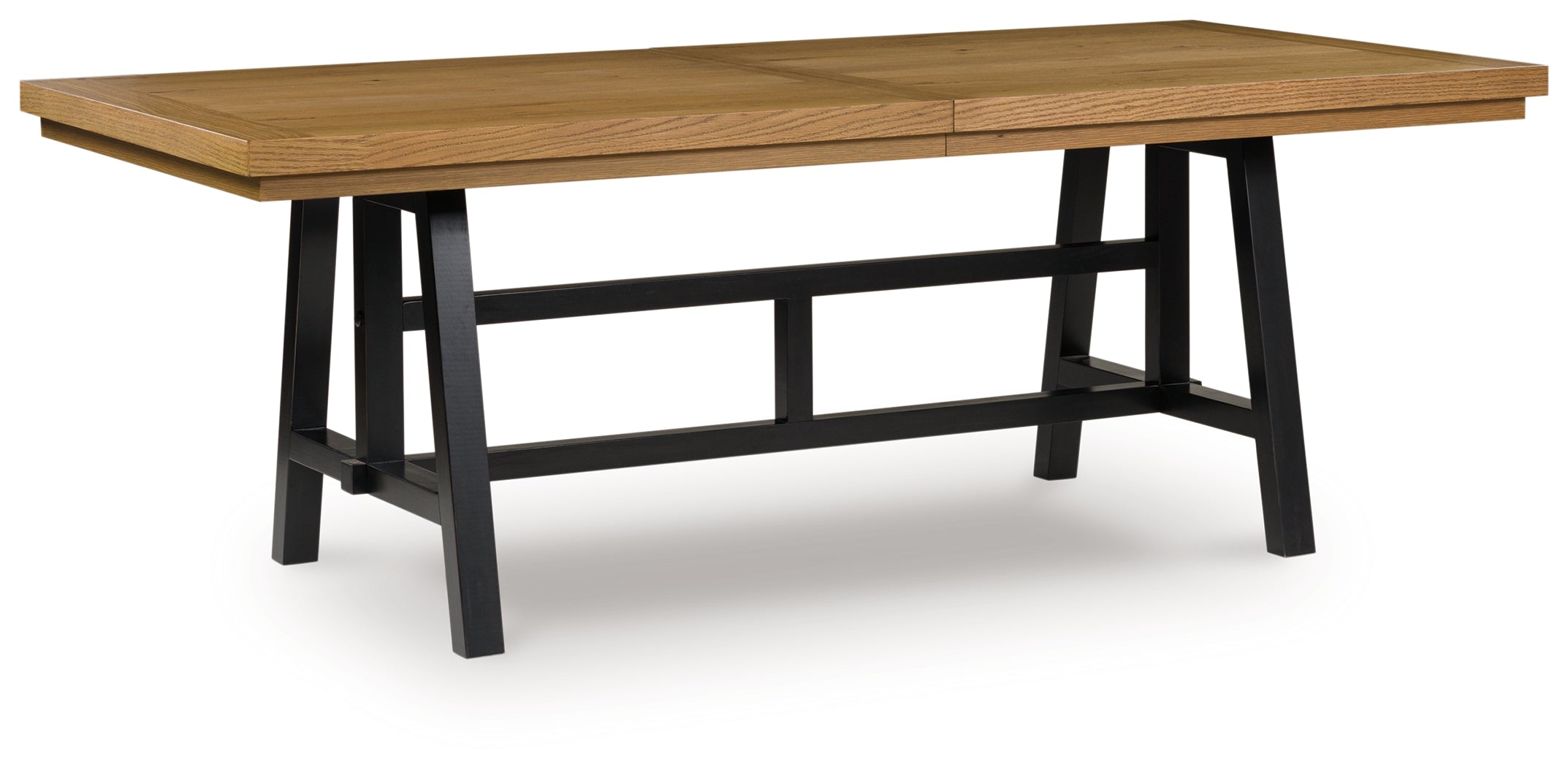 Galliden Black/Brown RECT Dining Room EXT Table
