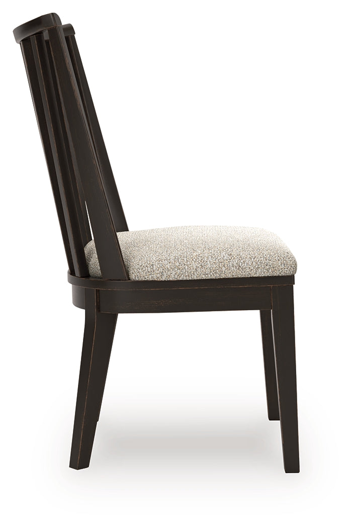 Galliden Black Dining Table and 4 Chairs