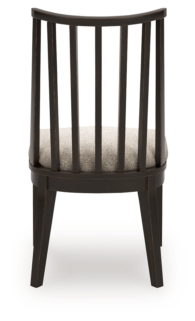 Galliden Black Dining Table and 6 Chairs