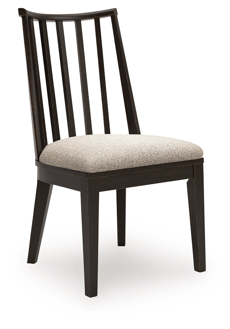 Galliden Black Extension Dining Table and 4 Chairs