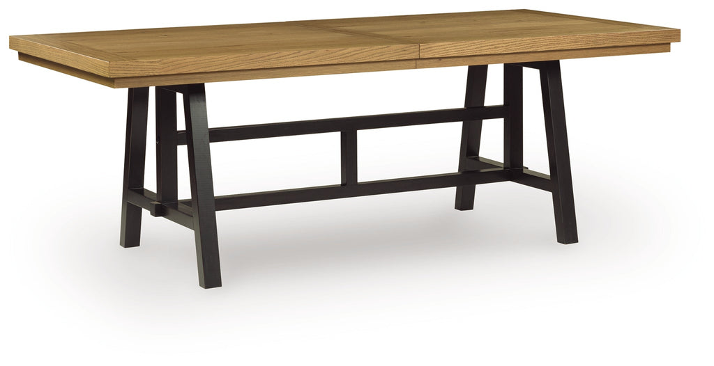 Galliden Black Extension Dining Table and 4 Chairs