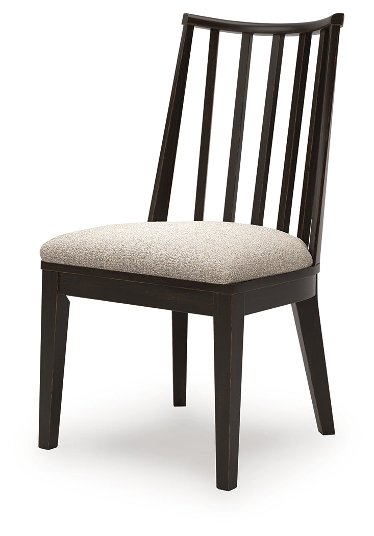 Galliden Black Extension Dining Table and 6 Chairs