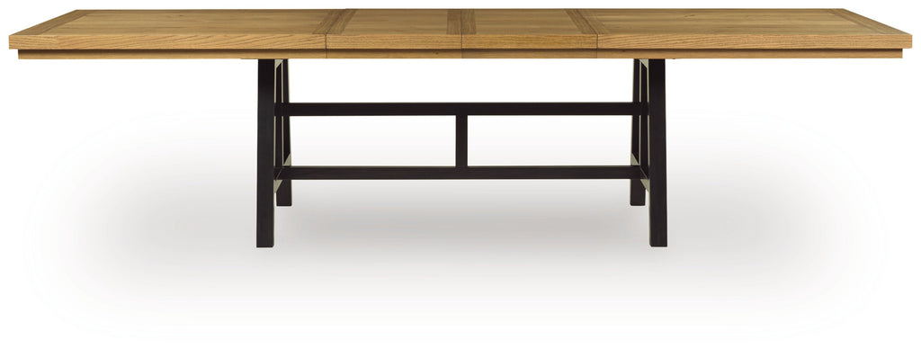 Galliden Black Extension Dining Table and 8 Chairs