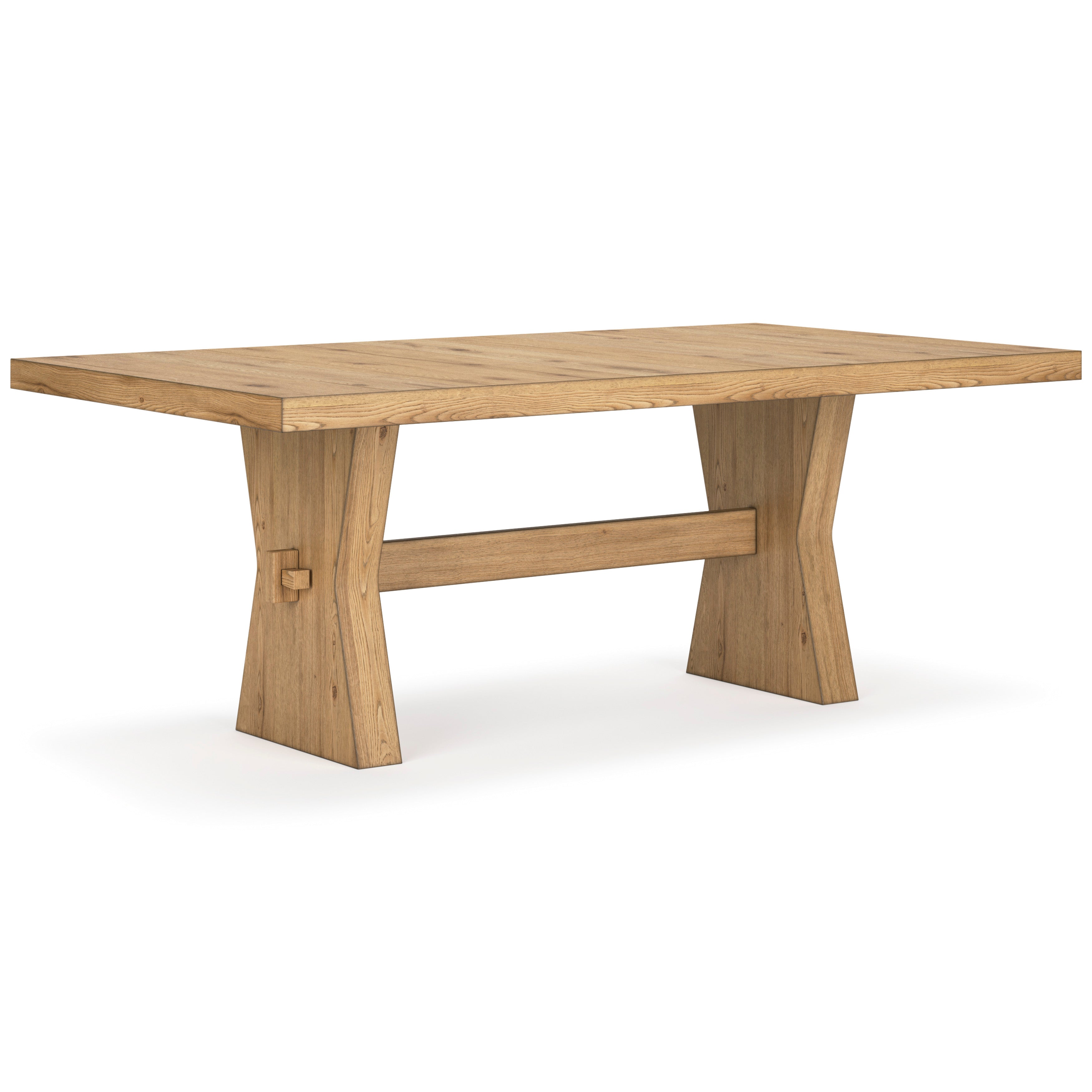 Galliden Light Brown Dining Table and 6 Chairs