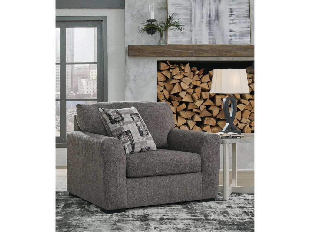 Gardiner Pewter Oversized Chair