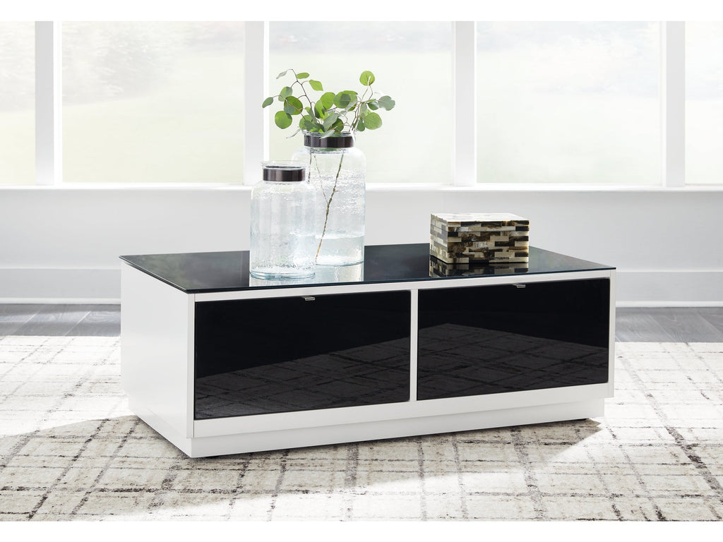Gardoni White/Black Coffee Table