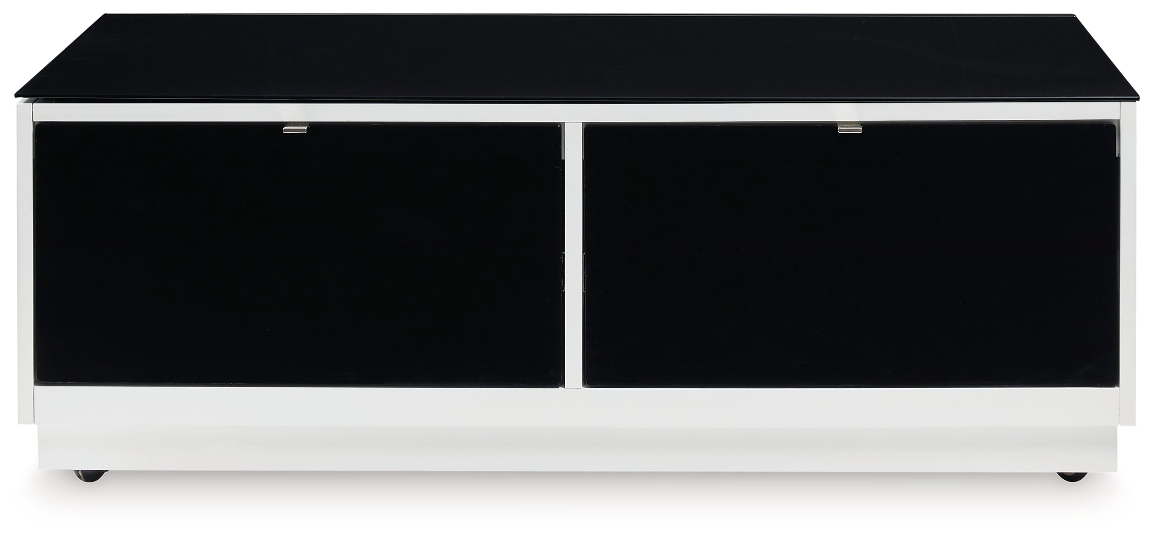 Gardoni White/Black Coffee Table and 2 End Tables