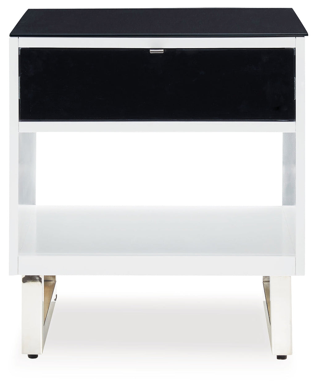 Gardoni White/Black Coffee Table and 2 End Tables