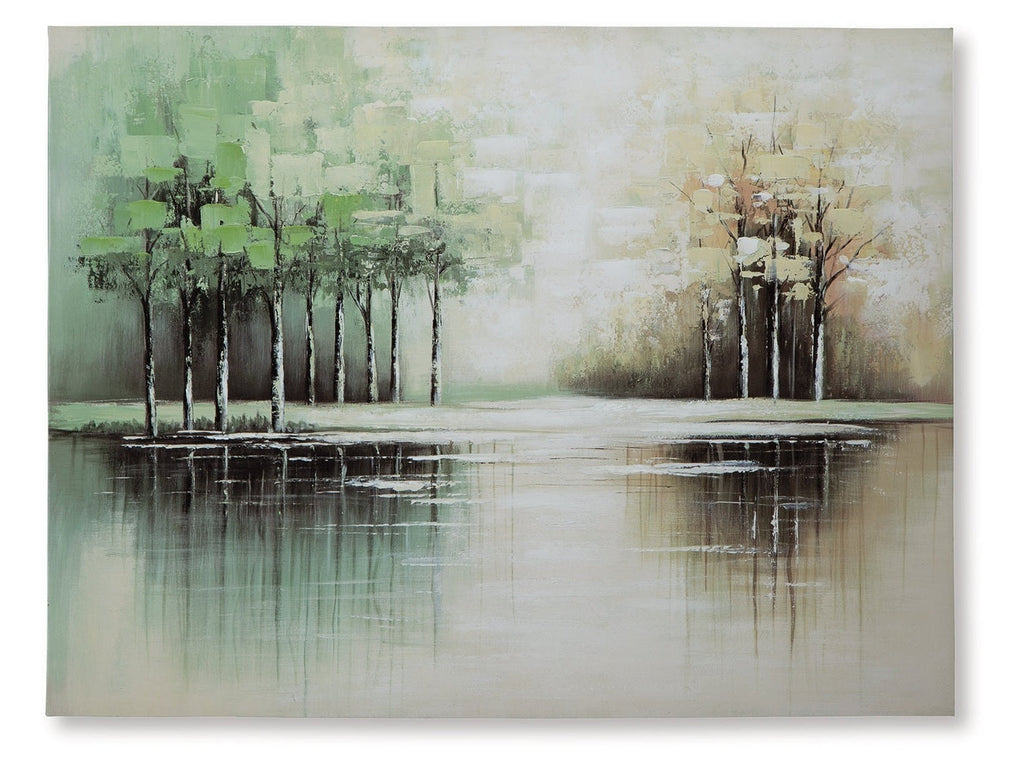 Garlenridge Green/Tan/White Wall Art