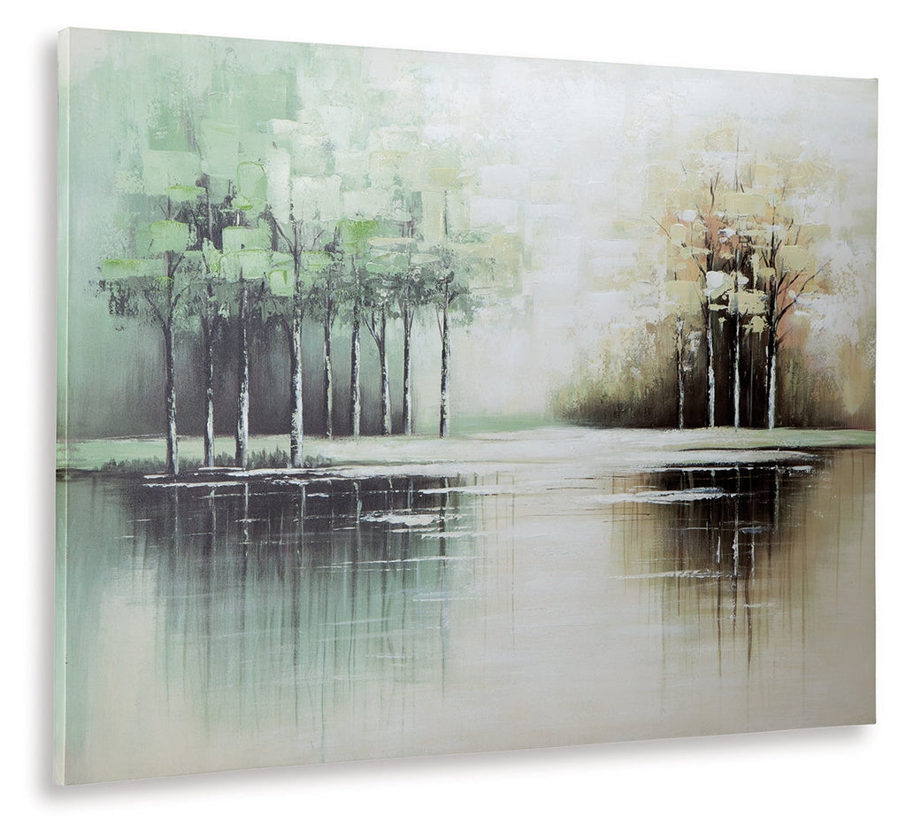 Garlenridge Green/Tan/White Wall Art