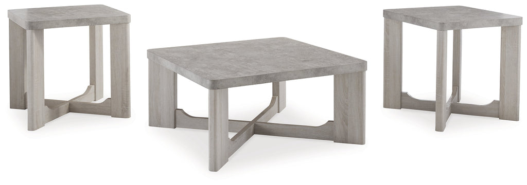 Garnilly Whitewash Occasional Table Set (Set of 3)