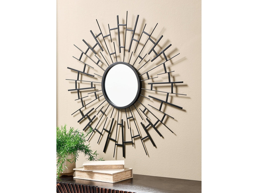 Garrenworth Black Accent Mirror