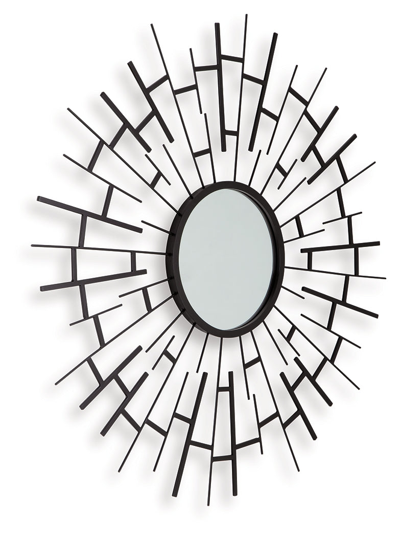 Garrenworth Black Accent Mirror