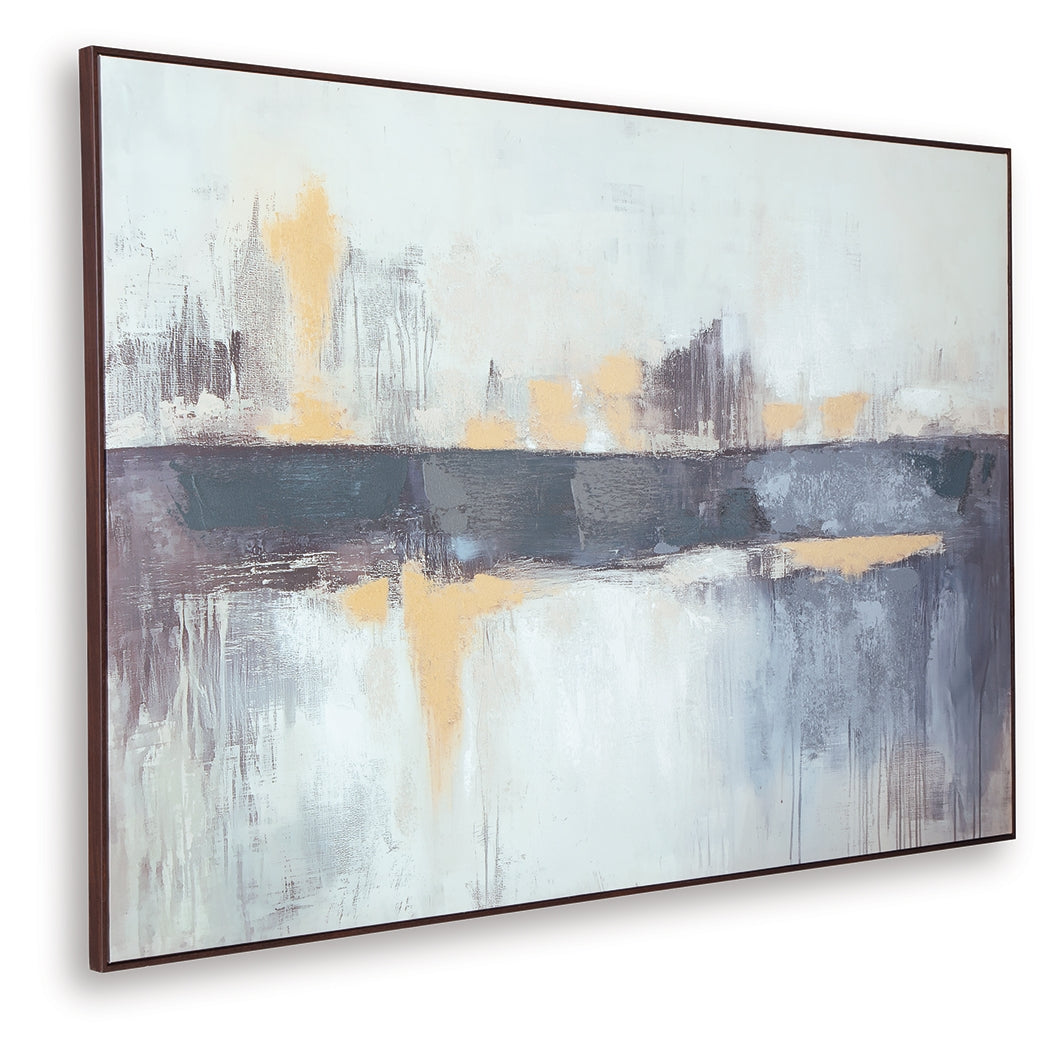 Gatesford Blue/White/Tan Wall Art