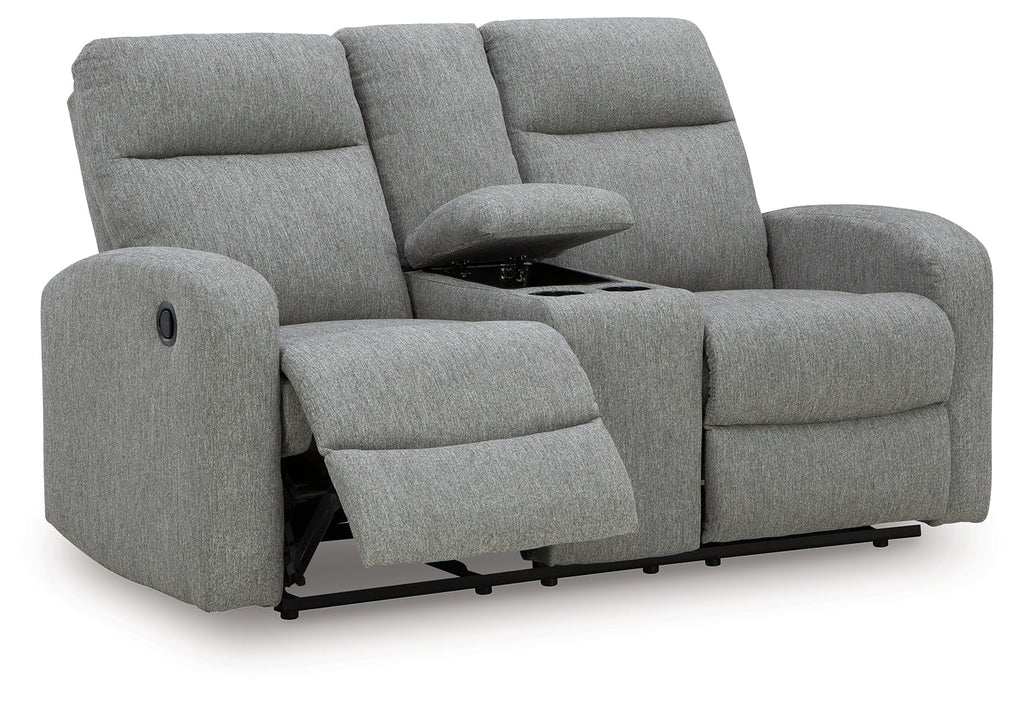 Gauntlet Sterling DBL Rec Loveseat w/Console
