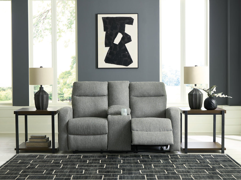 Gauntlet Sterling DBL Rec Loveseat w/Console