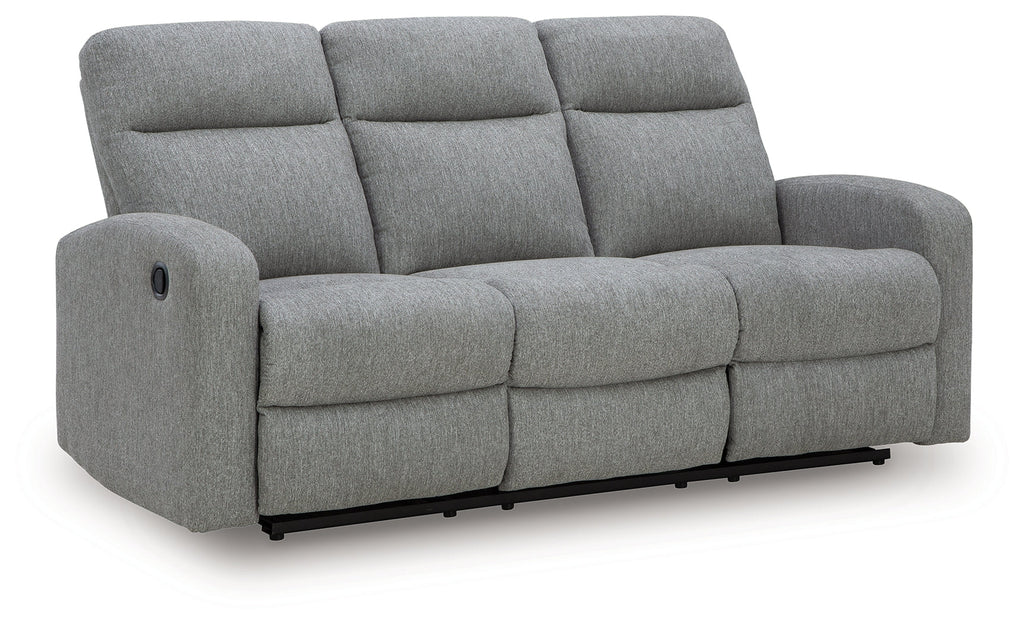 Gauntlet Sterling Reclining Sofa and Loveseat