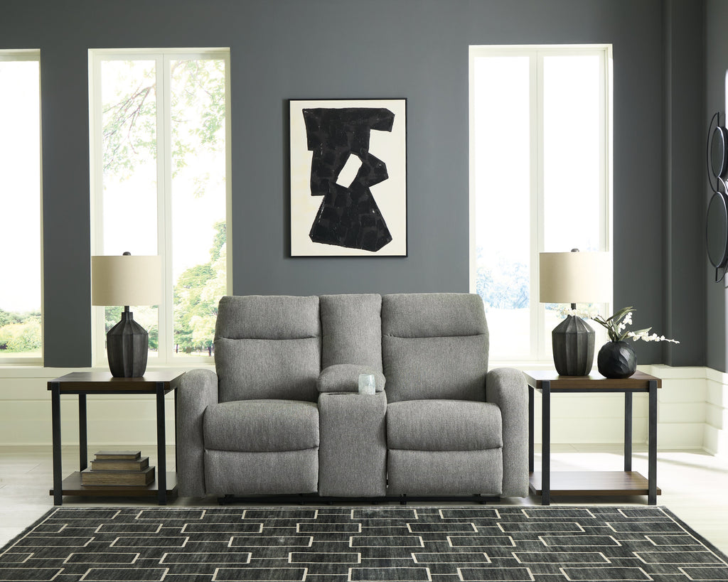 Gauntlet Sterling Reclining Sofa and Loveseat