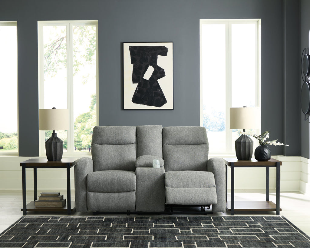 Gauntlet Sterling Reclining Sofa and Loveseat