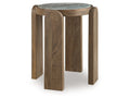 Gavrilley Gray/White/Brown Accent Table