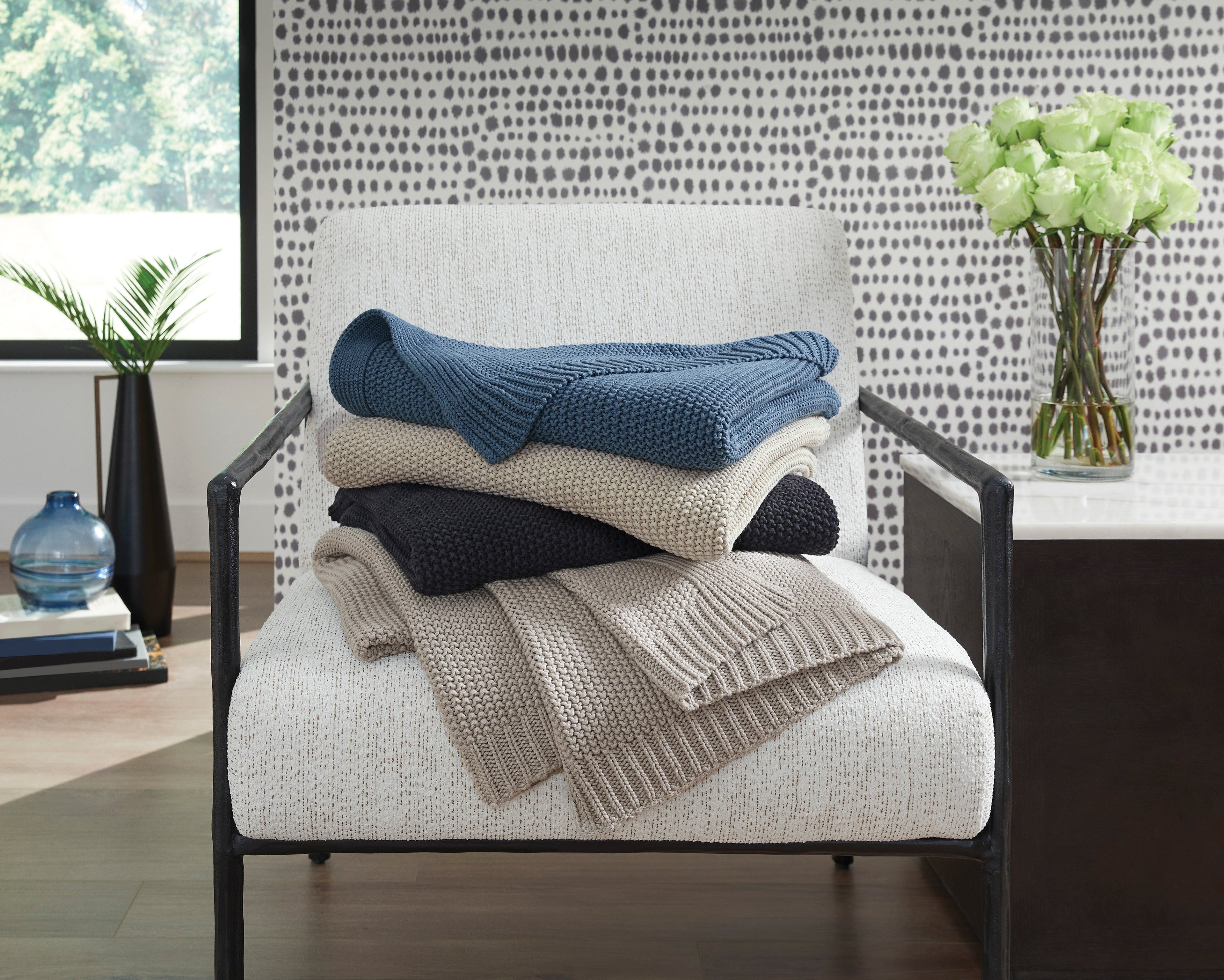 Gayelery Blue Throw