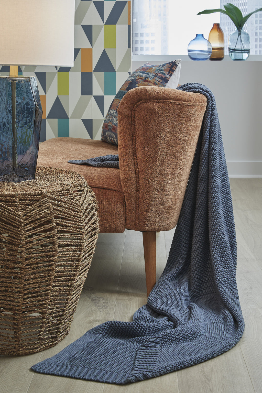 Gayelery Blue Throw