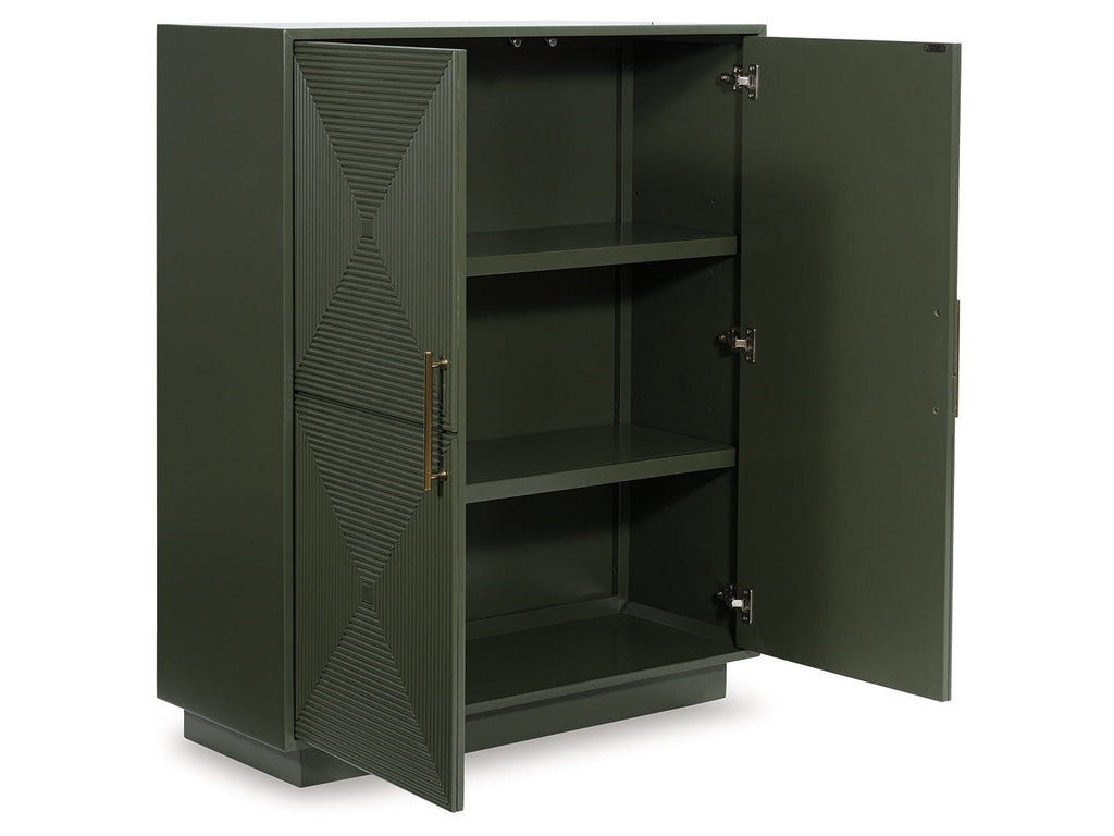 Geirwood Dark Green Accent Cabinet