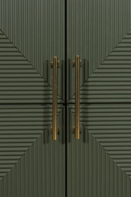 Geirwood Dark Green Accent Cabinet