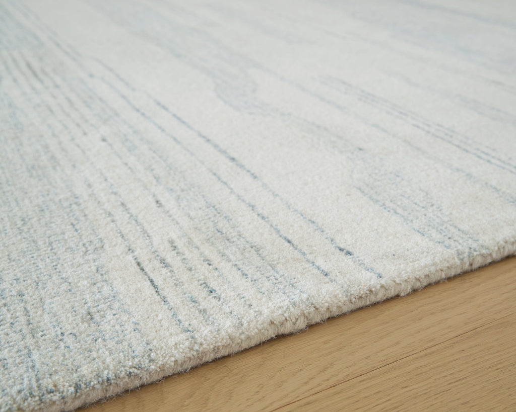 Genemost Ivory/Blue Large Rug