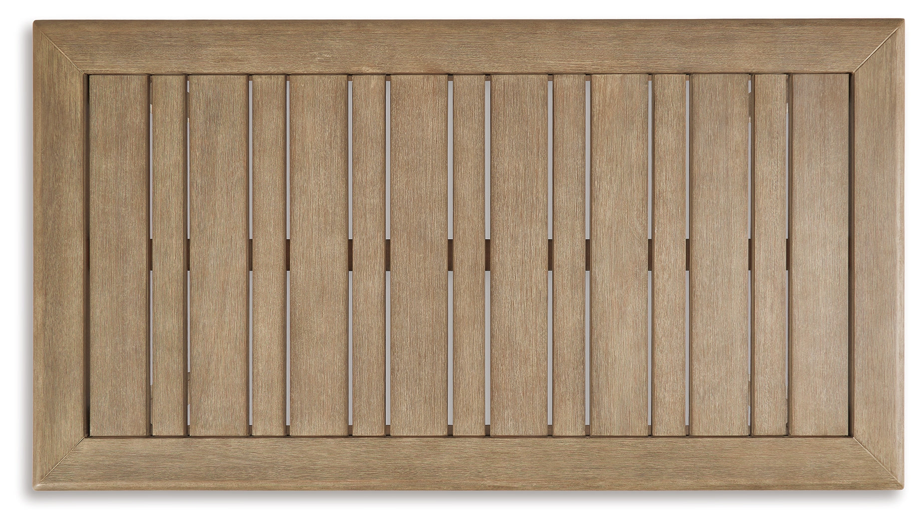 Gerianne Grayish Brown Outdoor Coffee Table